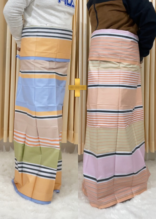 রয়েল কালচার লুঙ্গি বসন্ত রঙ কম্বো ( 1206 + 1406)